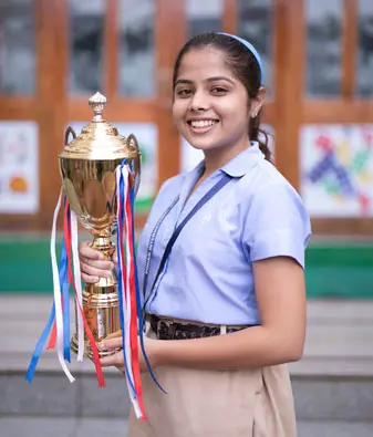 Students collaborating in classroom